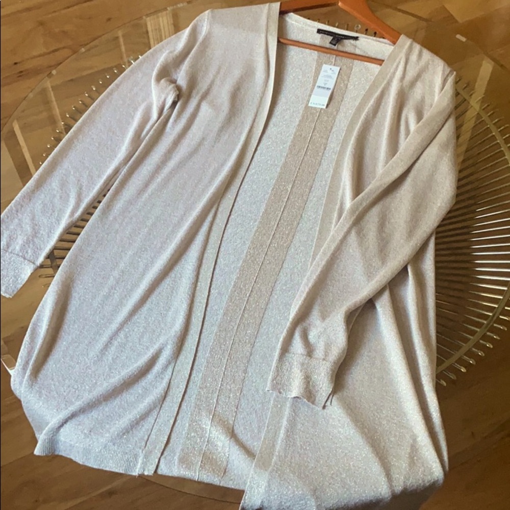 White House Black Market Shimmer Midi Coverup